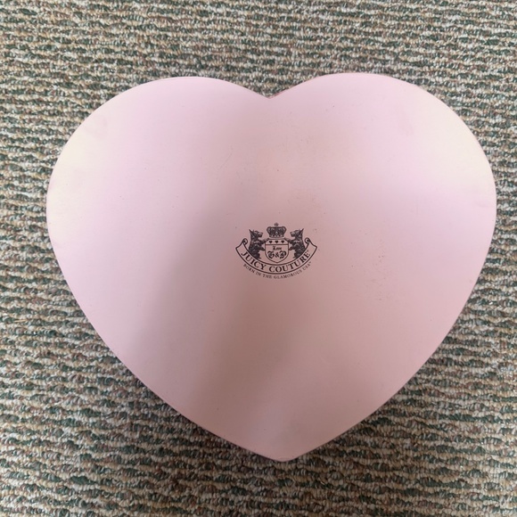 RARE Juicy Couture Set of 6 Blown Glass Christmas Holiday Ornaments Heart Box - Picture 11 of 11